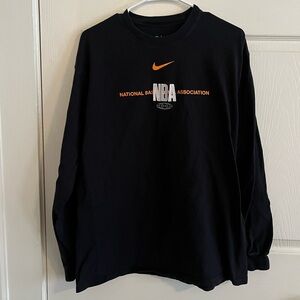 Nike Black NBA Global Long Sleeve Medium Tee